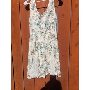 Disney Cinderella ivory floral above the knee size large dress